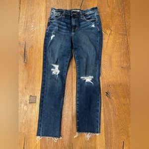 Joes boyfriend slim crop size 24